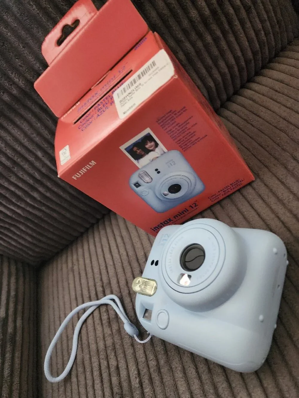 Fujifilm Instax Mini 12 Instant Camera (Pastel Blue) with Original Packaging